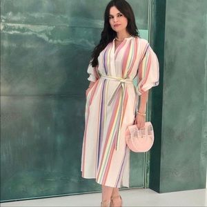 NWT Lemlem X H&M Lyocell-blend Kaftan Dress Size S